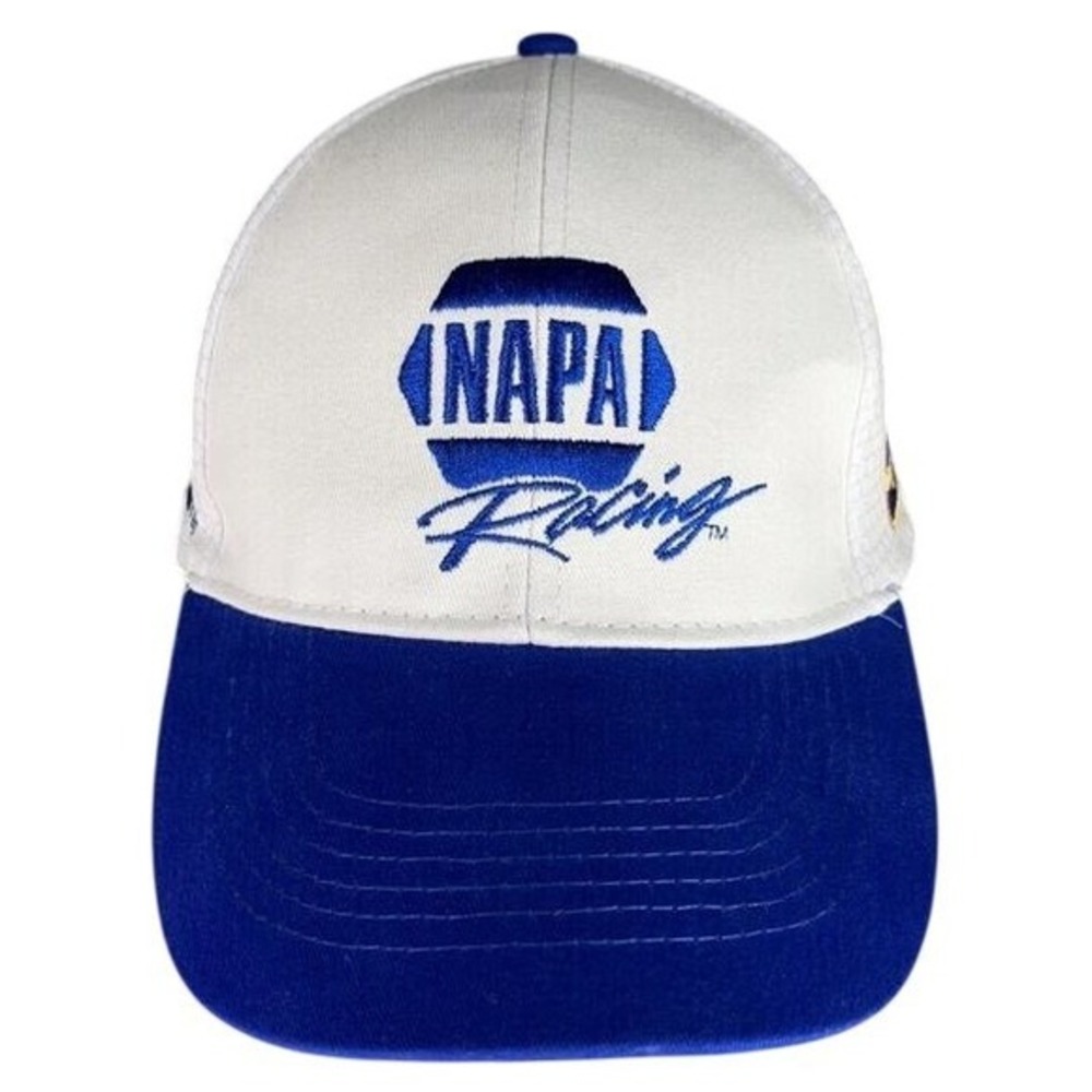 NAPA Hat Nascar Racing Chase Elliot 9 Ball Cap Adjustable Strap Blue‎ White